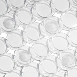 Alfombra para Baño 68.58 cm x 35.56 cm Plastico Rectangular Transparente Orbz 80310