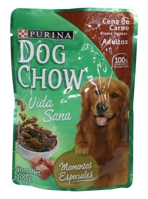 Alimento Humedo para Perro 100 g Cena de Carne Trozo Jugoso