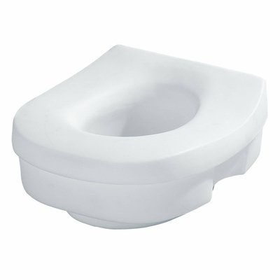 Asiento de Seguridad para Inodoro Plastico Blanco Alto Asiento de Seguridad para Inodoro Plastico Blanco Alto