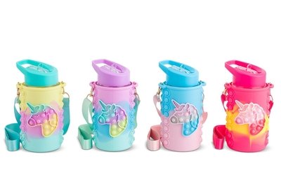 Botella Infantil 443.6 ml Plastico Unicornio Niña Botella Infantil 443.6 ml Plastico Unicornio Niña