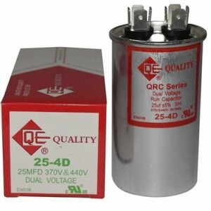 Capacitor de Marcha SIN MARCA para Motor de 25 Μf, 370 V/440 V