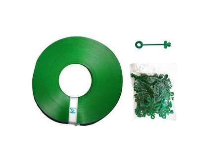 Cinta Cubremalla Ciclon 63 mm x 45 m Plastico Verde Pasto con Remache Cinta Cubremalla Ciclon 63 mm x 45 m Plastico Verde Pasto con Remache