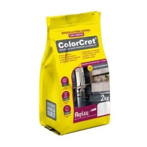 Colorcret de Porcelana Marfil con Arena 2 kg, REFLEX, Modelo -