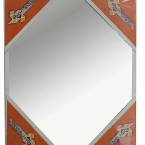 Espejo Liso Decorativo 30.48 cm x 35.56 cm (12 in x 14 in) 2 mm Marco Aluminio Blanco