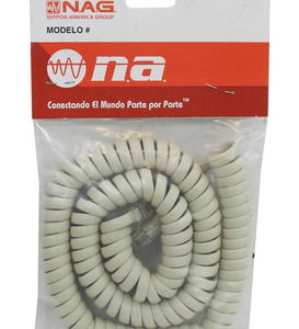 Extension Espiral para Telefono 4.57 m (15 Ft) Blanco-marfil