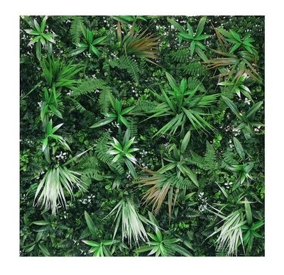 Follaje Artificial para Jardin Vertical 1 m x 1 m Mix de Plantas Follaje Artificial para Jardin Vertical 1 m x 1 m Mix de Plantas