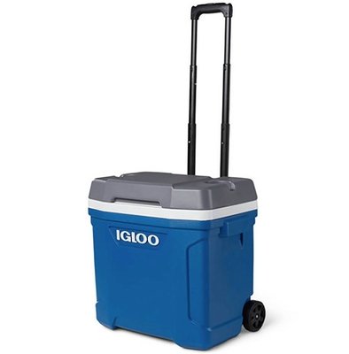 Hielera 28.39 l (30 Qt) Plastico Insulado Azul con Ruedas Hielera 28.39 l (30 Qt) Plastico Insulado Azul con Ruedas