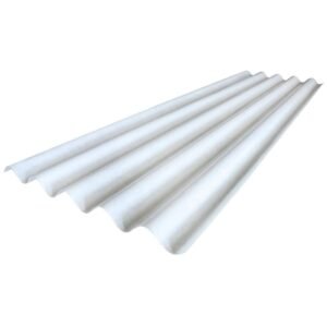 Lamina Canal Techo Fibra de Vidrio Blanco 0.91 m x 2.74 m (3 Ft x 9 Ft) P-7