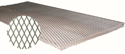 Lamina LADESA 11114 de Metal Red Calibre 9/3.80 mm 19.05 mm x 1.22 m x 2.44 m (3/4 in x 4 Ft x 8 Ft), Desplegada Lamina LADESA 11114 de Metal Red Calibre 9/3.80 mm 19.05 mm x 1.22 m x 2.44 m (3/4 in x 4 Ft x 8 Ft), Desplegada