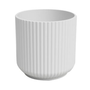Maceta 15 cm x 14.5 cm Ceramica Blanco Luna
