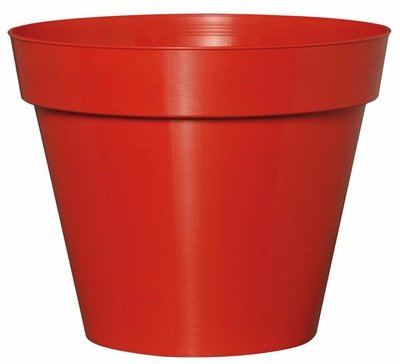 Maceta 16 cm x 13 cm Plastico Rojo Retro Maceta 16 cm x 13 cm Plastico Rojo Retro