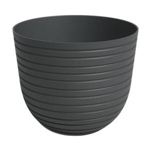 Maceta 20 cm x 16.6 cm Plastico Antracita Havana H