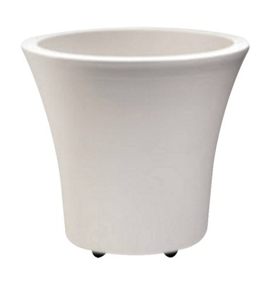 Maceta 20 cm x 17.5 cm Plastico Blanco City Maceta 20 cm x 17.5 cm Plastico Blanco City