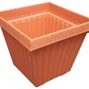 Maceta 40 cm x 40 cm x 32.5 cm Plastico Terracota Cuadrada