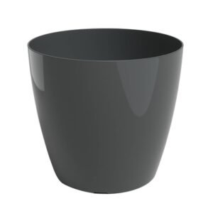 Maceta 42 cm x 42 cm x 39.5 cm Plastico Antracita San Remo