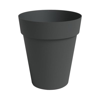 Maceta 50 cm x 56 cm Plastico Antracita Capri H Maceta 50 cm x 56 cm Plastico Antracita Capri H