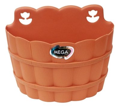 Maceta para Pared 24 cm x 18 cm Plastico Terracota Maceta para Pared 24 cm x 18 cm Plastico Terracota