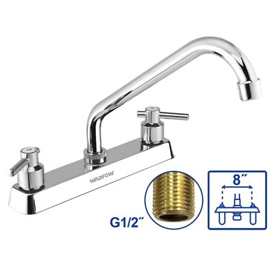 Mezclador Fregadero 2 Manecillas Lever Plastico Latonado Cuello de Ganso Mezclador Fregadero 2 Manecillas Lever Plastico Latonado Cuello de Ganso