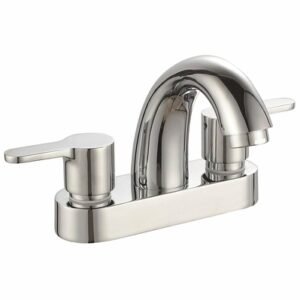 Mezclador Lavabo 10.16 cm (4 in) 2 Manecillas Lever Cromado