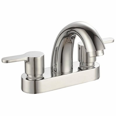 Mezclador Lavabo 10.16 cm (4 in) 2 Manecillas Lever Cromado Mezclador Lavabo 10.16 cm (4 in) 2 Manecillas Lever Cromado