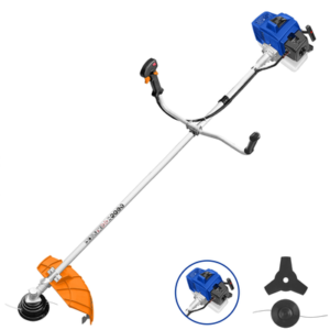 Orilladora Motor 2 Tiempos 2.4 kW 62 cm3 con Hilo y Disco 3 Aspas