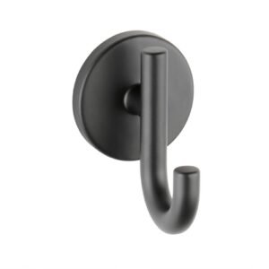 Percha de Empotrar para Baño Metal Negro Mate Trinsic