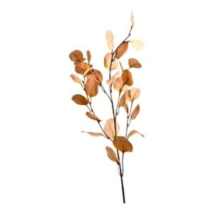 Planta Artificial 90 cm x 10 cm Rama de Eucalipto Cafe