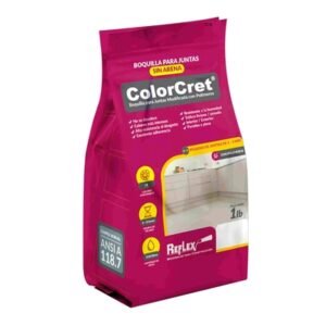 Porcelana Gris Claro sin Arena Colorcret 0.45 kg (1 Lb)