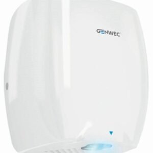 Secador GENEBRE GW01 12 02 00V1 de Aluminio Blanco E-flow, de Manos con Sensor 120 V