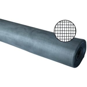 Tela Mosquitero 91.44 cm (36 in) Fibra de Vidrio Gris