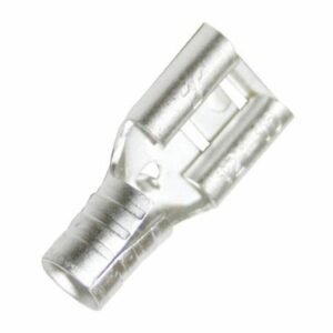 Terminal Hembra Recto Cable 12-10 Awg 6.40 mm sin Aislamiento