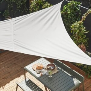 Toldo Vela 3.6 m x 3.6 m x 3.6 m Triangular Taupe