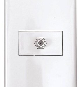 Toma Coaxial para Antena Tv Marfil Integrado