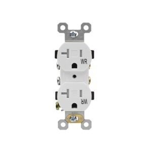 Toma Doble Polarizado Empotrar 20 a 120 V Blanco Tr