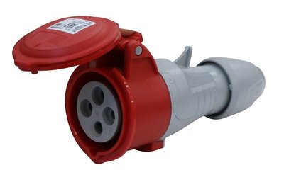 Toma Hembra IP44 LEGRAND 555108, 415 V, 16 A, 3 Polos + Tierra para Extensión Industrial Toma Hembra IP44 LEGRAND 555108, 415 V, 16 A, 3 Polos + Tierra para Extensión Industrial