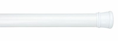 Tubo Galeria Extensible para Baño 104.14 cm - 193.04 cm (41 in - 76 in) Metal Blanco Tubo Galeria Extensible para Baño 104.14 cm - 193.04 cm (41 in - 76 in) Metal Blanco